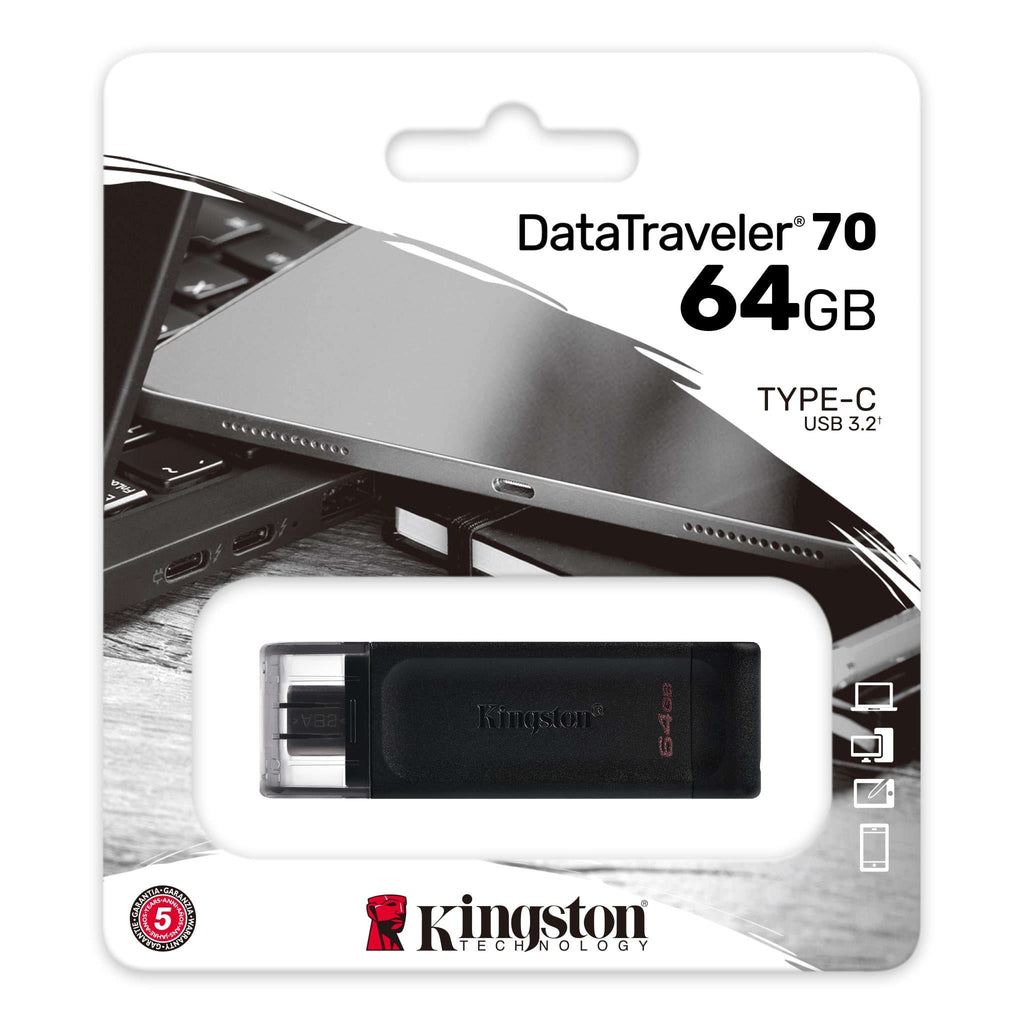 Memoria USB Kingston MICRODUO3CG3 64GB TIPOA-USB-C 200Mbs - Oechsle