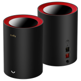 SISTEMA WIFI CUDY M3000(2-PACK) | 1.0 DOBLE BANDA (5GHZ) | AX3000 WiFi 6 MESH 2.5G