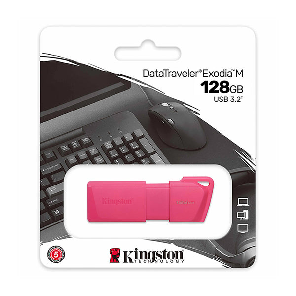 MEMORIA USB KINGSTON DATA TRAVELER EXODIA M | 128GB