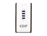 REGULADOR CDP 4 USB / 8 SALIDAS / 1000VA |  R2CU-AVR1008